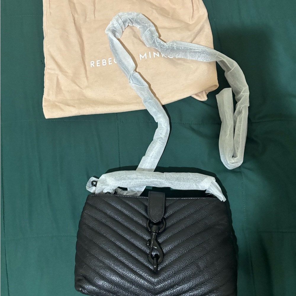 Rebecca Minkoff Black Chevron Crossbody Bag